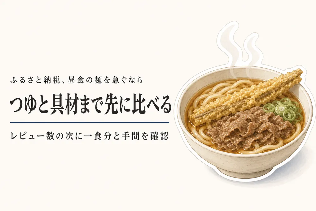 ふるさと納税の冷凍うどん・冷凍そばランキング｜レビュー数順で昼食の量とつゆの手間を比べる